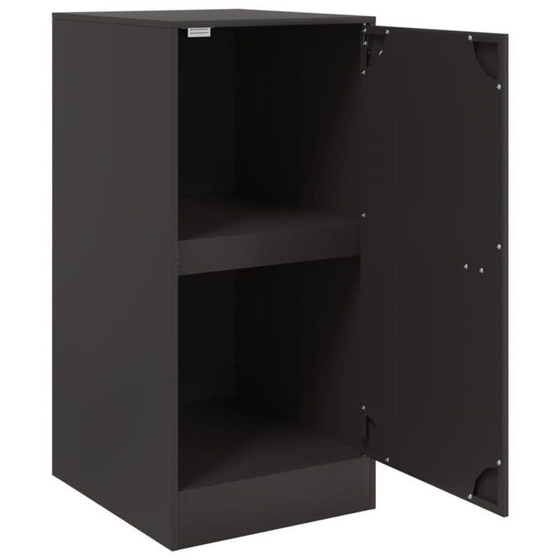 Sideboard Black 34.5x39x73 cm Steel