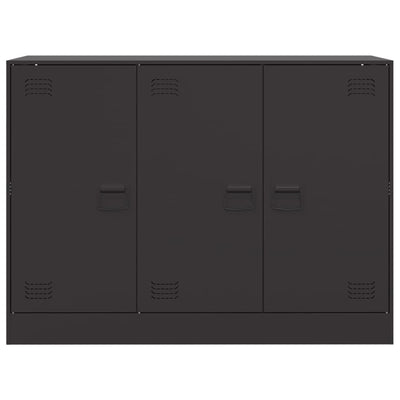 Sideboard Black 99x39x73 cm Steel