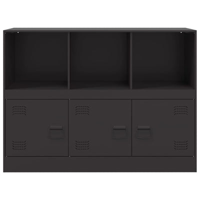 Sideboard Black 99x39x73 cm Steel