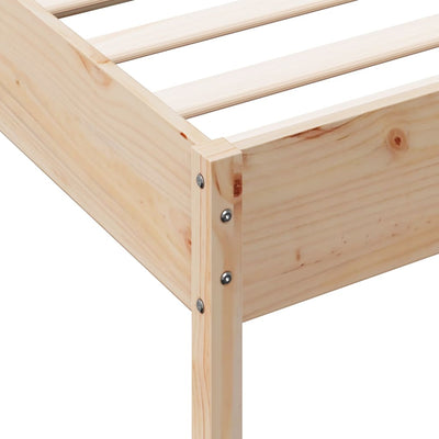 Bed Frame without Mattress 90x190 cm Solid Wood Pine