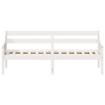 Day Bed without Mattress White 90x190 cm Solid Wood Pine