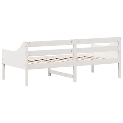 Day Bed without Mattress White 90x190 cm Solid Wood Pine