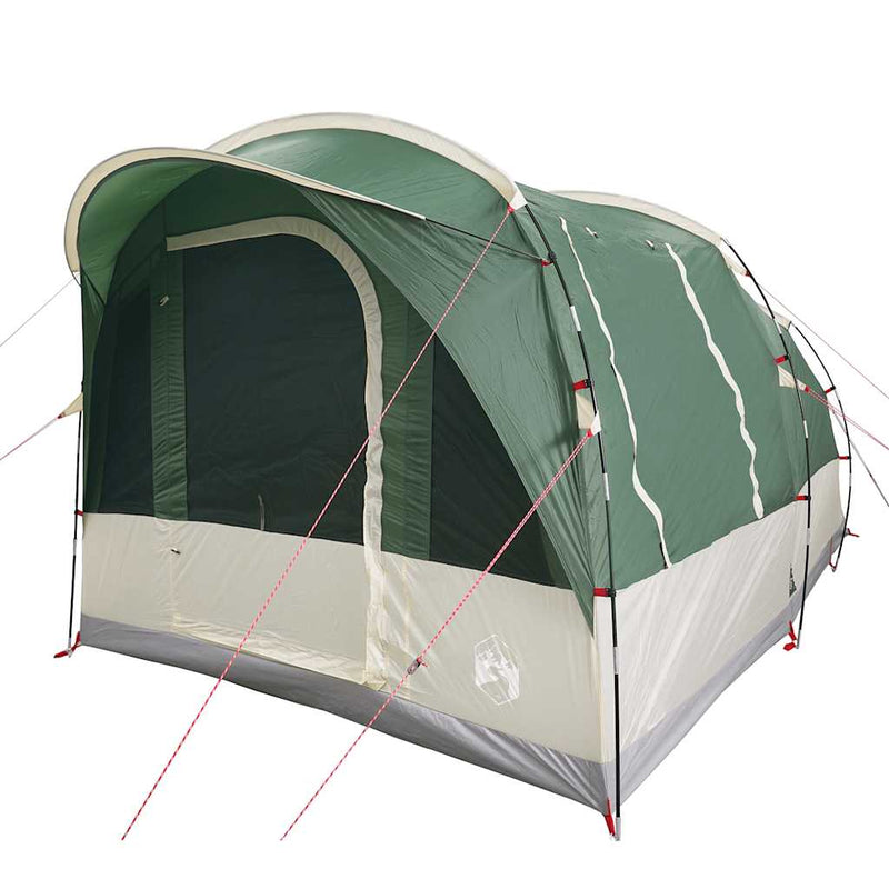 Camping Tent Tunnel 3-Person Green Waterproof