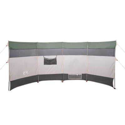 Camping Windbreak Green 366x152x152 cm Waterproof