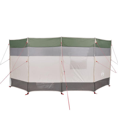 Camping Windbreak Green 366x152x152 cm Waterproof