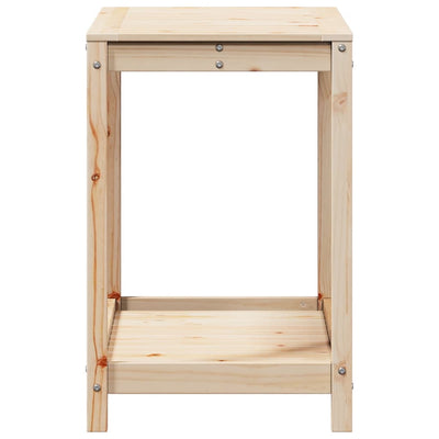 Potting Table with Shelf 82.5x50x75 cm Solid Wood Pine