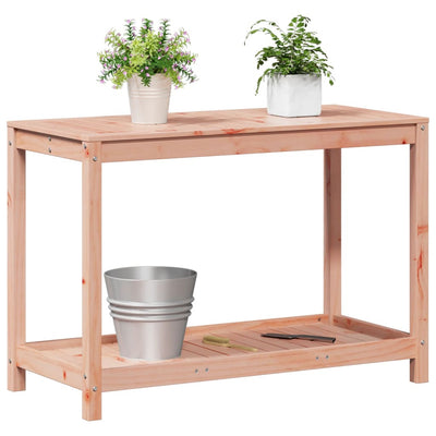 Potting Table with Shelf 108x50x75 cm Solid Wood Douglas