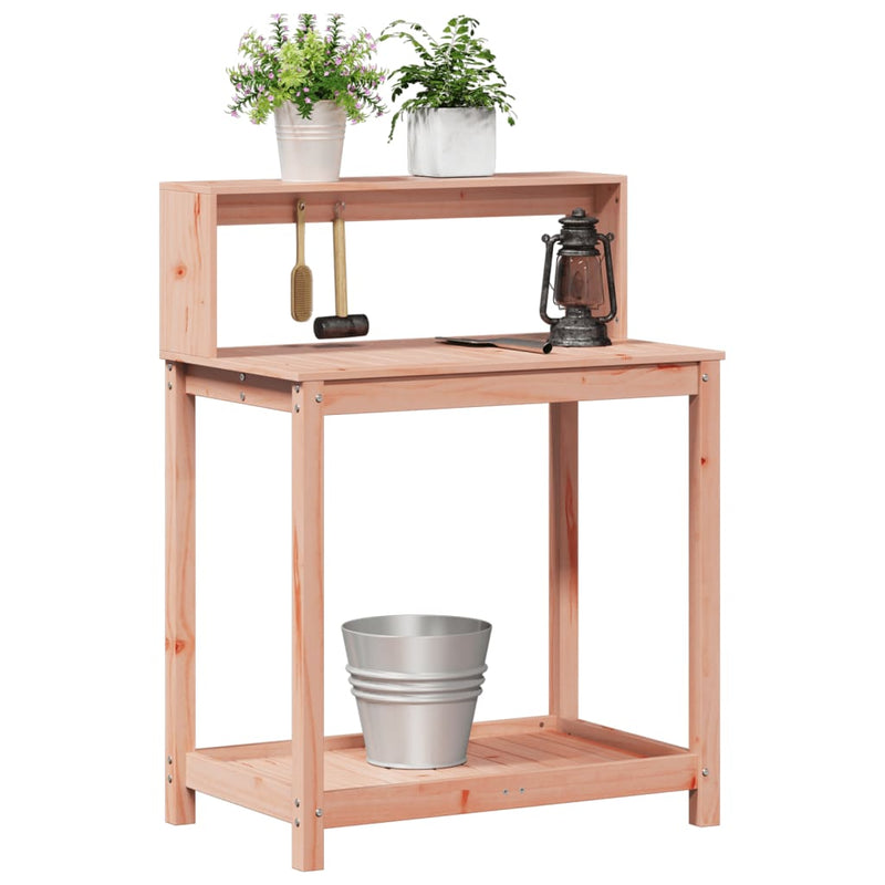 Potting Table with Shelves 82.5x50x109.5 cm Solid Wood Douglas