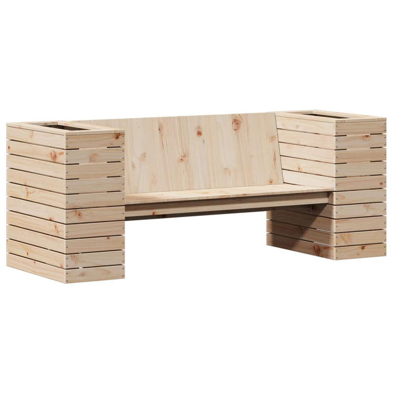 Planter Bench 167.5x60x65 cm Solid Wood Pine