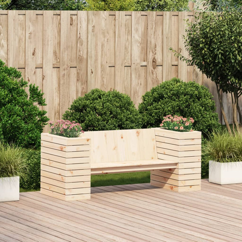 Planter Bench 167.5x60x65 cm Solid Wood Pine