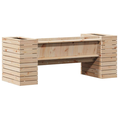 Planter Bench 167.5x60x65 cm Solid Wood Pine