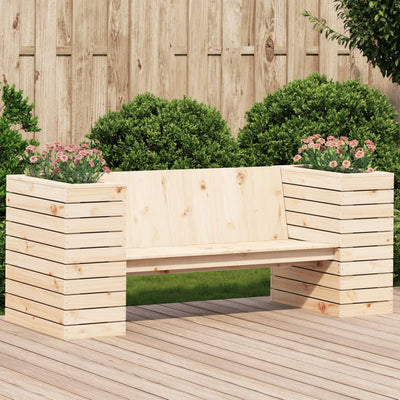 Planter Bench 167.5x60x65 cm Solid Wood Pine