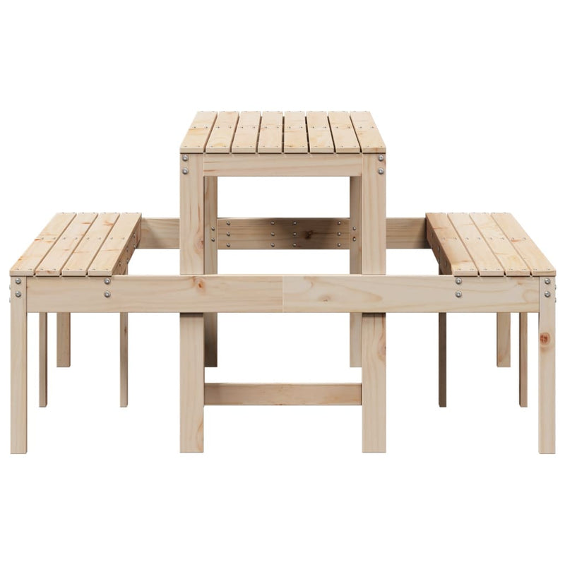 Picnic Table 160x134x75 cm Solid Wood Pine