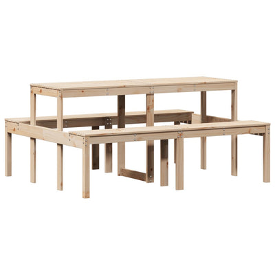 Picnic Table 160x134x75 cm Solid Wood Pine