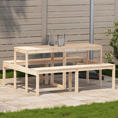 Picnic Table 160x134x75 cm Solid Wood Pine