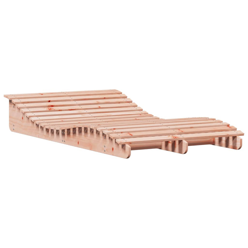 Sun Lounger 205x110x31.5 cm Solid Wood Douglas