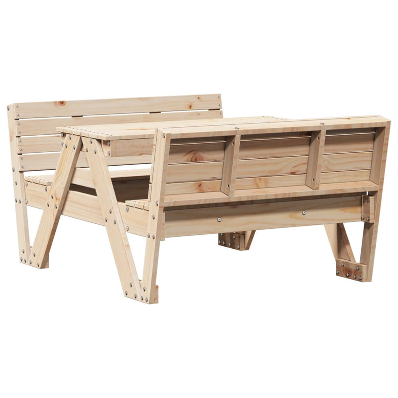 Picnic Table for Kids 88x122x58 cm Solid Wood Pine