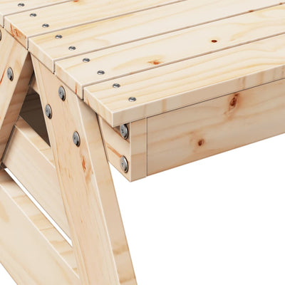 Picnic Table for Kids 88x122x58 cm Solid Wood Pine