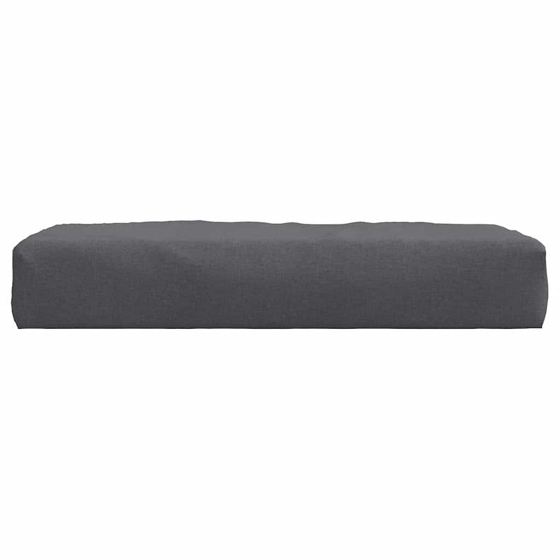 Pallet Cushion Melange Anthracite 60x60x10 cm Fabric