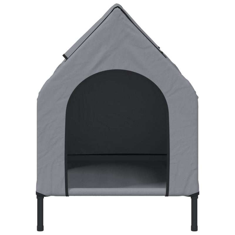 Dog House Light Grey Oxford Fabric and Steel