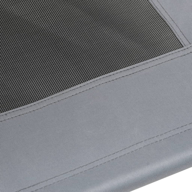 Dog Bed with Canopy Anthracite Oxford Fabric and Steel