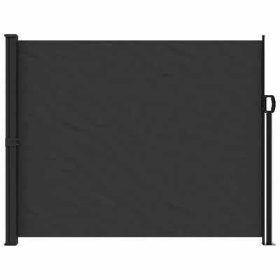 Retractable Side Awning Black 160x300 cm