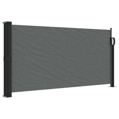 Retractable Side Awning Anthracite 100x500 cm