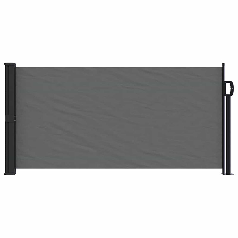 Retractable Side Awning Anthracite 100x500 cm