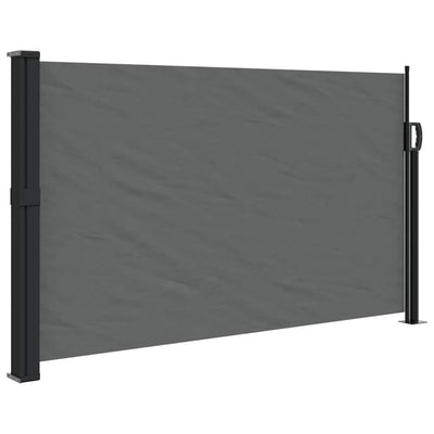 Retractable Side Awning Anthracite 120x500 cm