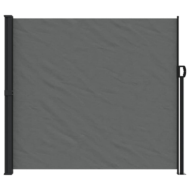 Retractable Side Awning Anthracite 180x600 cm