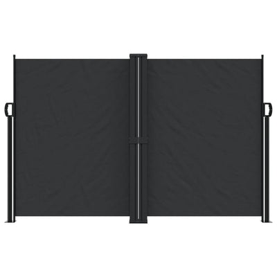 Retractable Side Awning Black 160x1000 cm