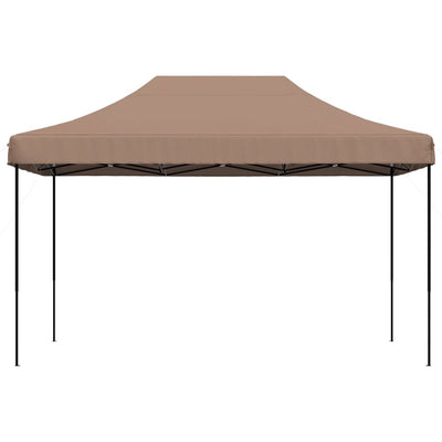 Foldable Party Tent Pop-Up Brown 440x292x315 cm