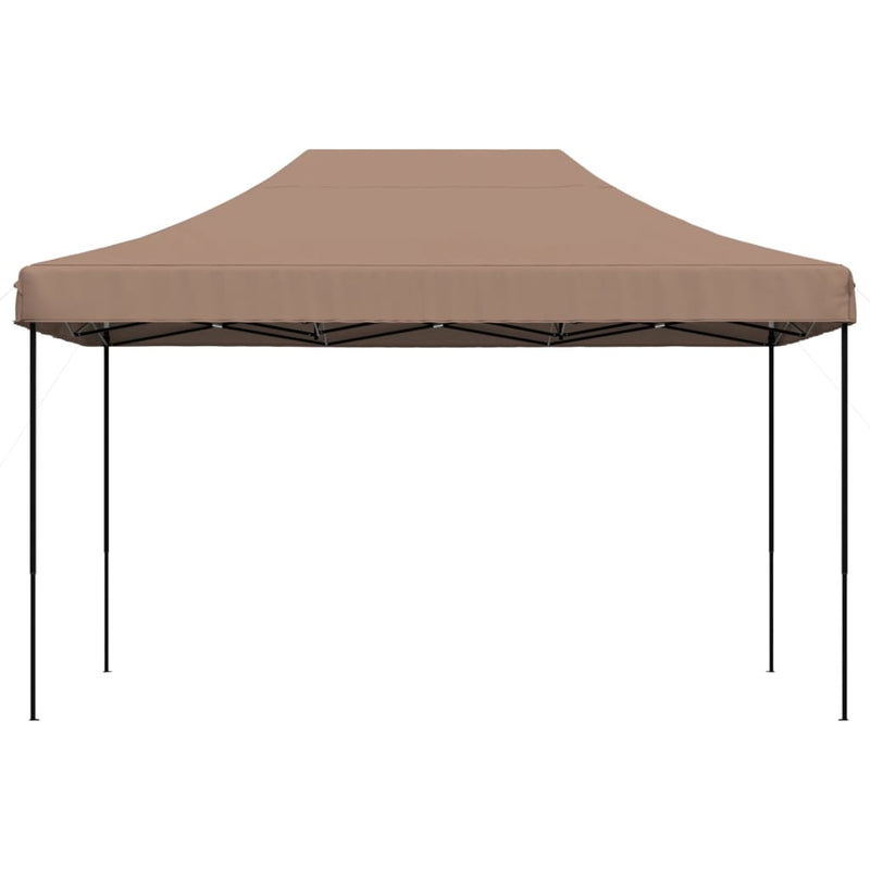 Foldable Party Tent Pop-Up Brown 440x292x315 cm