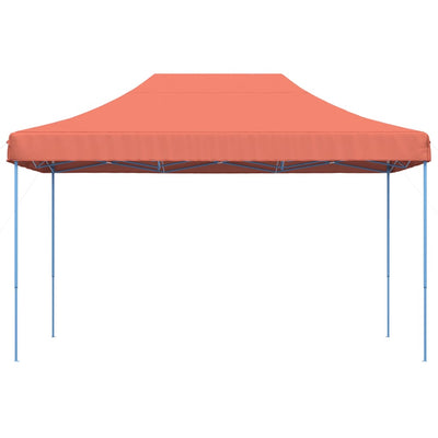 Foldable Party Tent Pop-Up Terracotta 440x292x315 cm