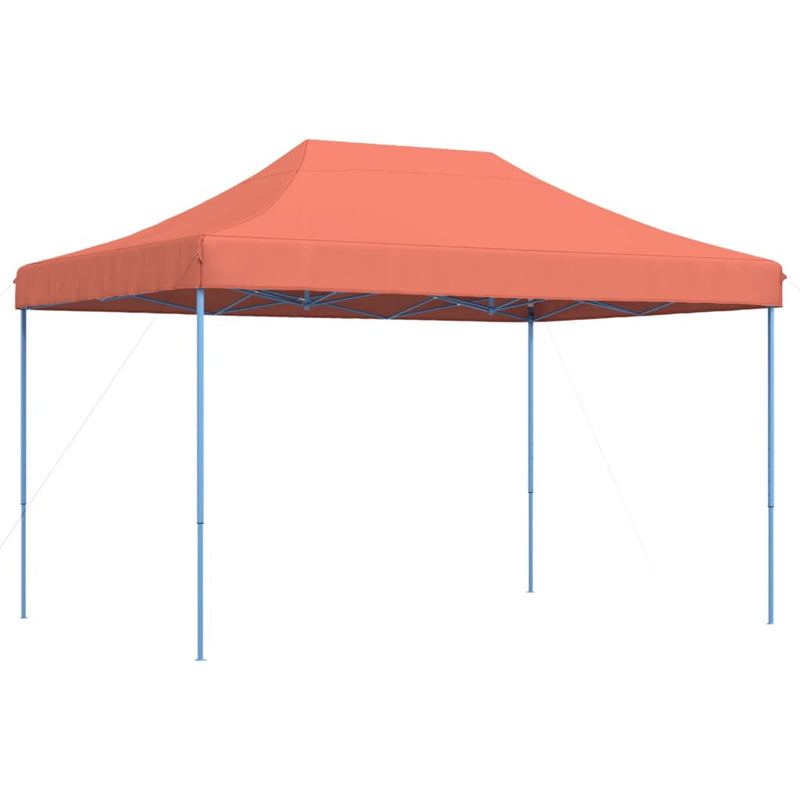 Foldable Party Tent Pop-Up Terracotta 410x279x315 cm