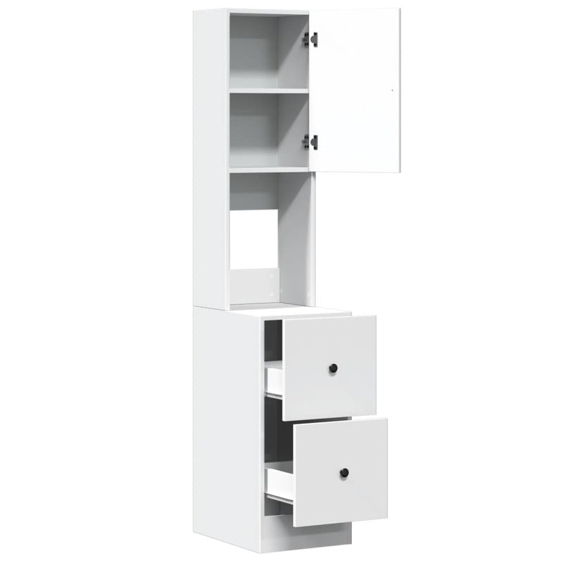 Kitchen Cabinet White 35x50x180 cm Engineered Wood