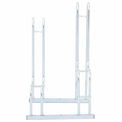 Bicycle Stand for 2 Bikes Floor Freestanding Galvanised Steel