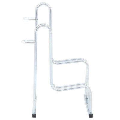 Bicycle Stand for 2 Bikes Floor Freestanding Galvanised Steel