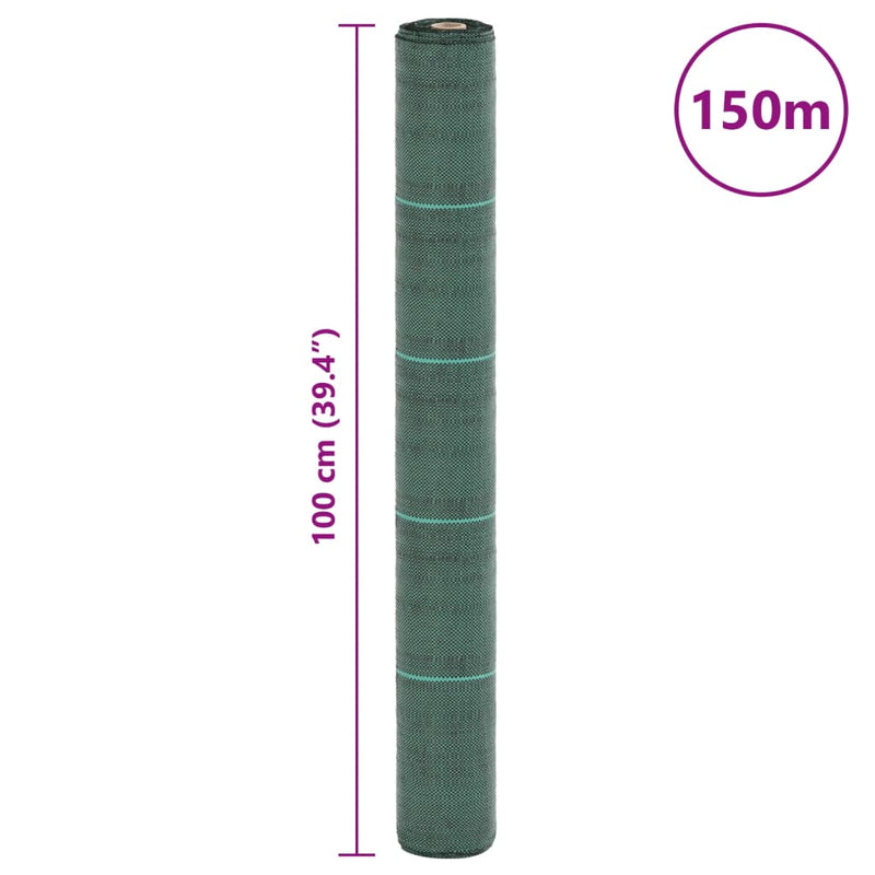 Weed Membrane Green 1x150 m PP