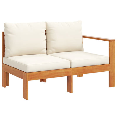 6 Piece Garden Sofa Set with Cushions Solid Wood Acacia