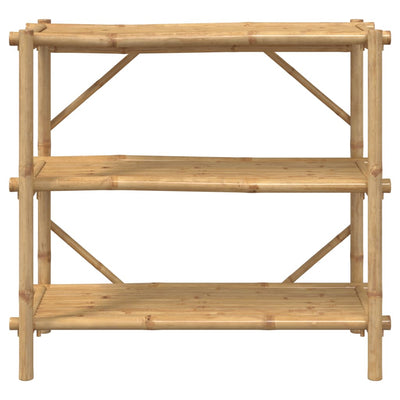 3-Layer Shelf 100x40x90 cm Bamboo