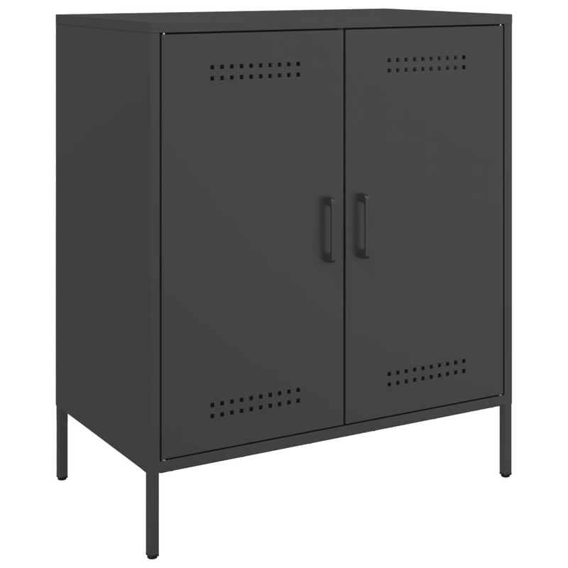 Sideboard Black 68x39x79 cm Steel