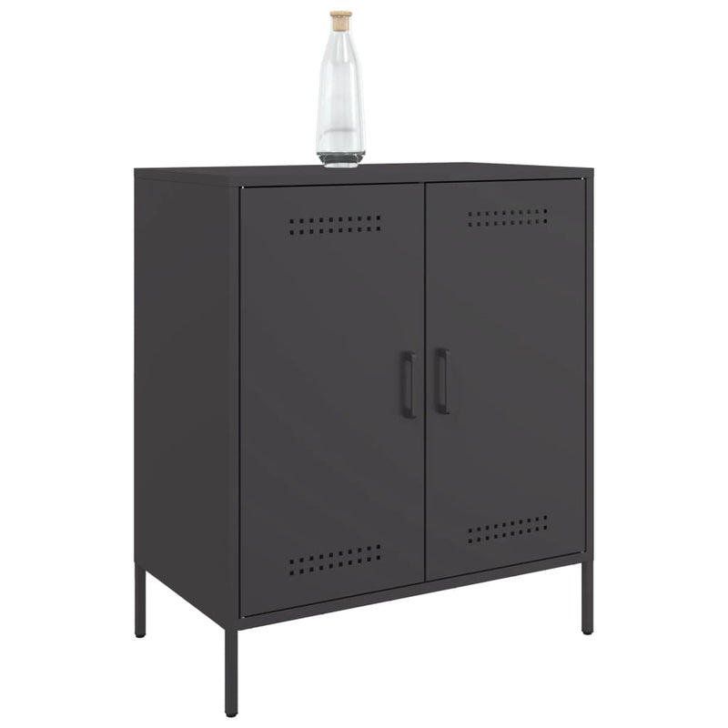 Sideboard Black 68x39x79 cm Steel