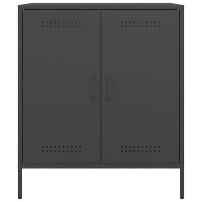 Sideboard Black 68x39x79 cm Steel