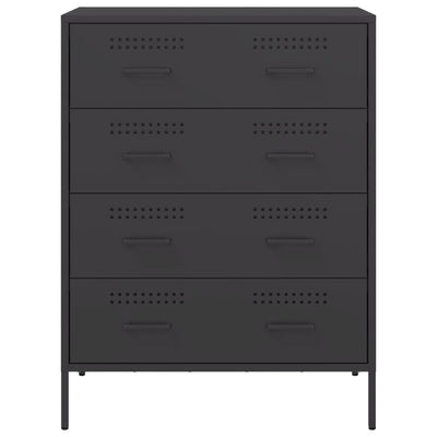 Sideboard Black 68x39x89 cm Steel