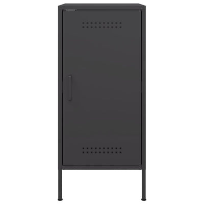 Sideboards 2 pcs Black 36x39x79 cm Steel