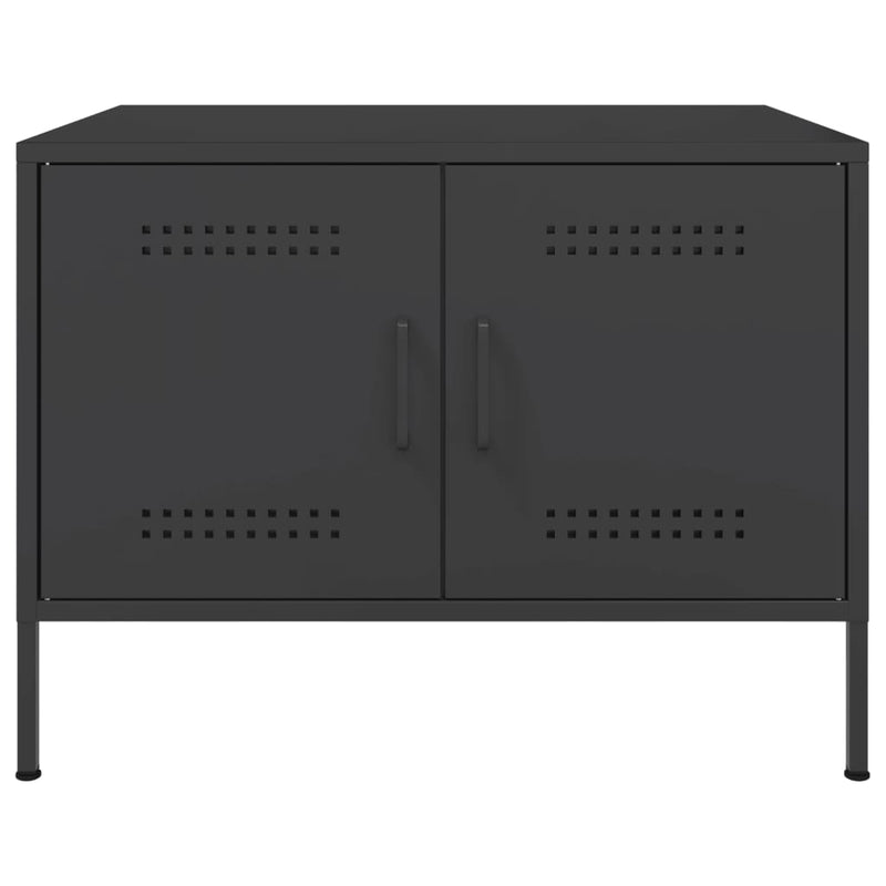 Coffee Table Black 68x50x50.5 cm Steel