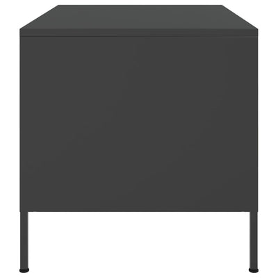 Coffee Table Black 68x50x50.5 cm Steel