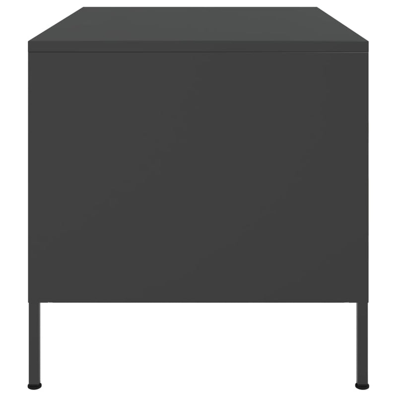 Coffee Table Black 68x50x50.5 cm Steel