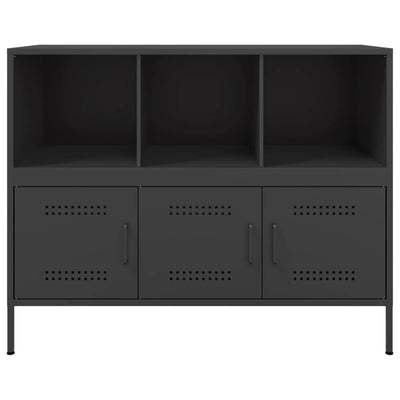 Sideboard Black 100.5x39x79 cm Steel